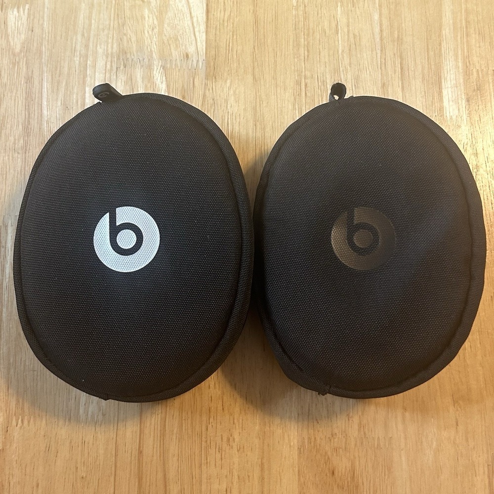 Beats Solo 2/3 Carrying Case Soft Travel Pouch for Over Ear Headphones Dre OEM